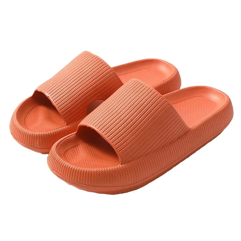 Unisex Comfortable Soft Slippers For Fashion Couple Slides Household Indoor Anti-Slip Slippers Summer Sandals